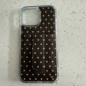 Elegant Black Polka Dot Phone Case